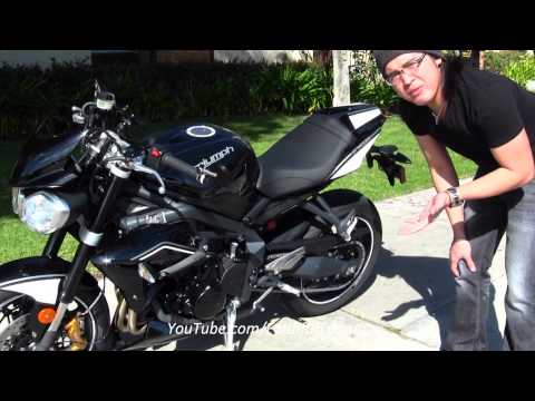 CUSTOMIZED 2013 Triumph Street Triple R 675cc Walk Around Up Date With Naked British Motorcycle VLOG