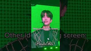 Other Idols On Big Screen Vs Han Stray Kids Han Edit