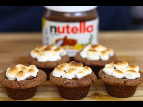VIDEO : nutella s'mores cookie bites - love at first bite - ep 56 - subscribe to my channel: http://bit.ly/loveatfirstbitemc like me on facebook: http://on.fb.me/1mogwrm follow me on ...