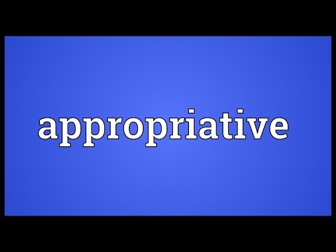 Header of appropriative