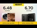 Oppo Find X6 Pro VS Sony Xperia Pro - Full Comparison ⚡Which one is Best