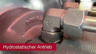 Aebi Combicut Highlights, Hydrostatischer Antrieb