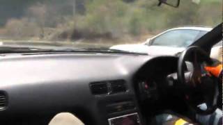 Close Tandem Drift - Nobushige Kumakubo On School Course - Ebisu Drift Matsuri