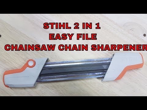 STIHL EASY FILE CHAINSAW CHAIN SHARPENER A GAME CHANGER