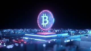 Digital Data Bitcoin Cyber Background Animation Background Video Only 1080 Hd