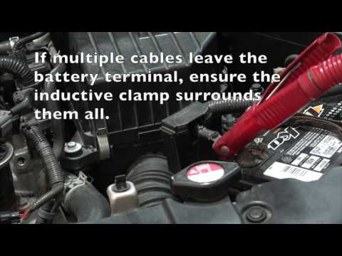Starter amperage test