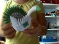 3 - Little Peacock (white Green Blue)
