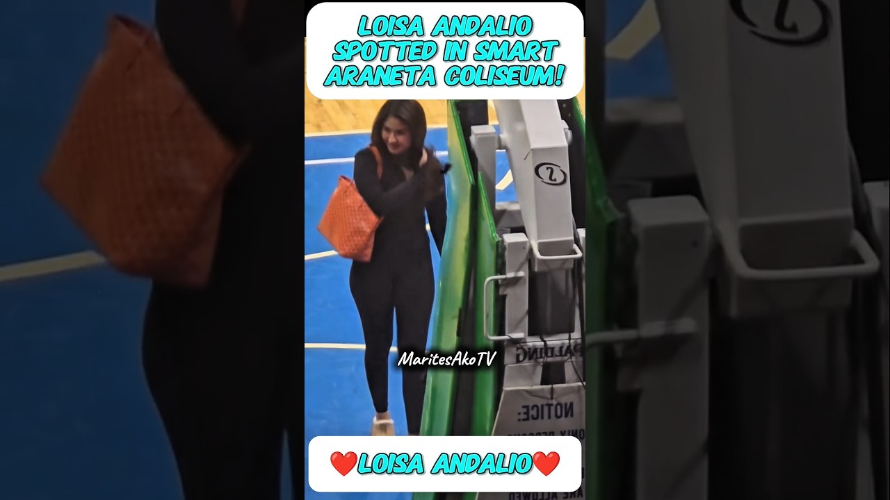 OMG! Loisa Andalio spotted at the Smart Araneta Coliseum! OMG! Loisa Andalio spotted at the Smart Araneta Coliseum!