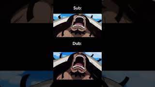 Kaido Dub Vs Sub Laugh