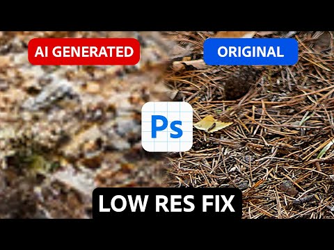 Generative Fill In Photoshop - Low Resolution Fix!