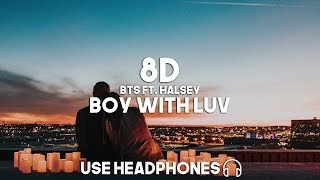 BTS ft. Halsey (방탄소년단)  Boy With Luv (8D Audio) 🎧 작은 것들을 위한 시