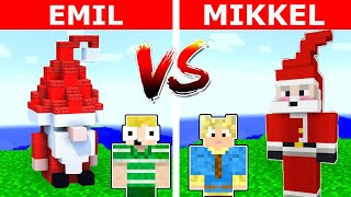 Hvem Bygger Bedste Julemand I Minecraft?