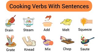 Cooking Verbs With Sentences