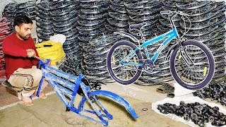 How bicycle are Made complete process in Factory || Mass Production Videos