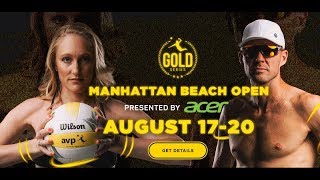 2017 AVP Manhattan Beach Women's Open Flint & Larsen vs Claes & Hughes