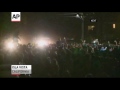 Raw: About 100 Arrested in College Brawl