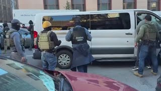 Large Crowd Clashes With Ice Following Operations On C Street