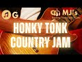 Honky Tonk Country Jam Backing Track in G | 134 bpm | Guitar Backing Track