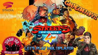 Streets Of Rage 4 Multiplayer On Google Stadia