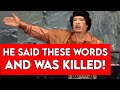 THE SPEECH THAT KILLED GADDAFI! (WATCH BEFORE DELETED)