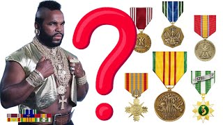 What Are The Military Medals Of B.a. Baracus?