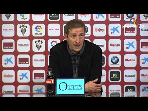 Rueda de prensa de Ramis tras el Albacete BP vs CD Lugo (1-0)