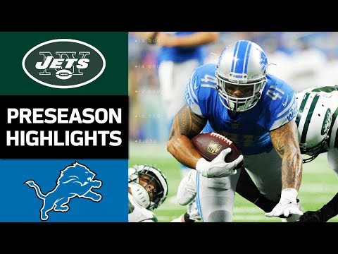 Jets Vs Lions Nfl Preseason Week 2 Game Highlights Jets Vs Lions Nfl Preseason Week 2 Game Highlights