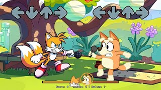 Fnf Sonic All Phases Vs Bluey, Bingo & Mackenzie Sings Can Can Bluey Fnf Mods