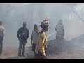 INCENDIO CONSUME NUEVE CASAS EN LA COL. LAS CRUCES