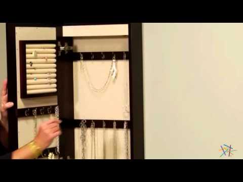 Wall Mounted Jewelry Armoire