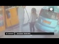 Jerusalem: Woman sets petrol pump on fire in dangerous dispute - no comment