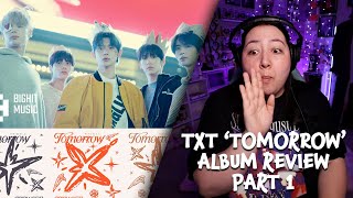 TXT 'Tomorrow' Album Review | PART 1 #txt #tomorrow_x_together #reaction