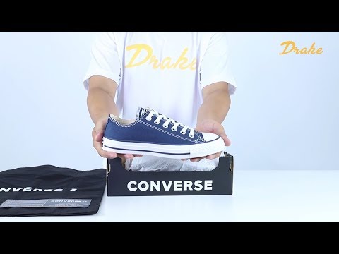 Converse Chuck Taylor All Star Classic Xanh Navy Cổ Thấp 126196