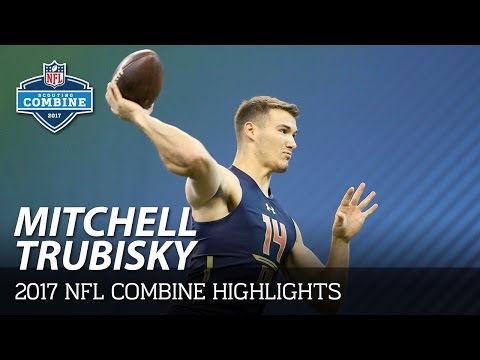 Mitchell Trubisky North Carolina Qb 2017 Nfl Combine Highlights Mitchell Trubisky North Carolina Qb 2017 Nfl Combine Highlights