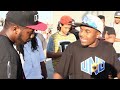 AHAT Venice Beach Rap Battle | Yung Pop vs 2face | NorCal vs SoCal