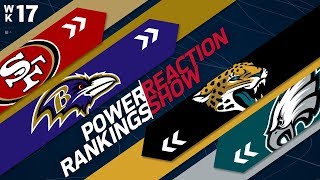 Power Rankings Week 17 Reaction Show: Who Are the AFC & NFC Super Bowl Favorites? | NFL Network Power Rankings Week 17 Reaction Show: Who Are the AFC & NFC Super Bowl Favorites? | NFL Network