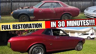 1971 Ta22 Celica Full Rebuild Compilation