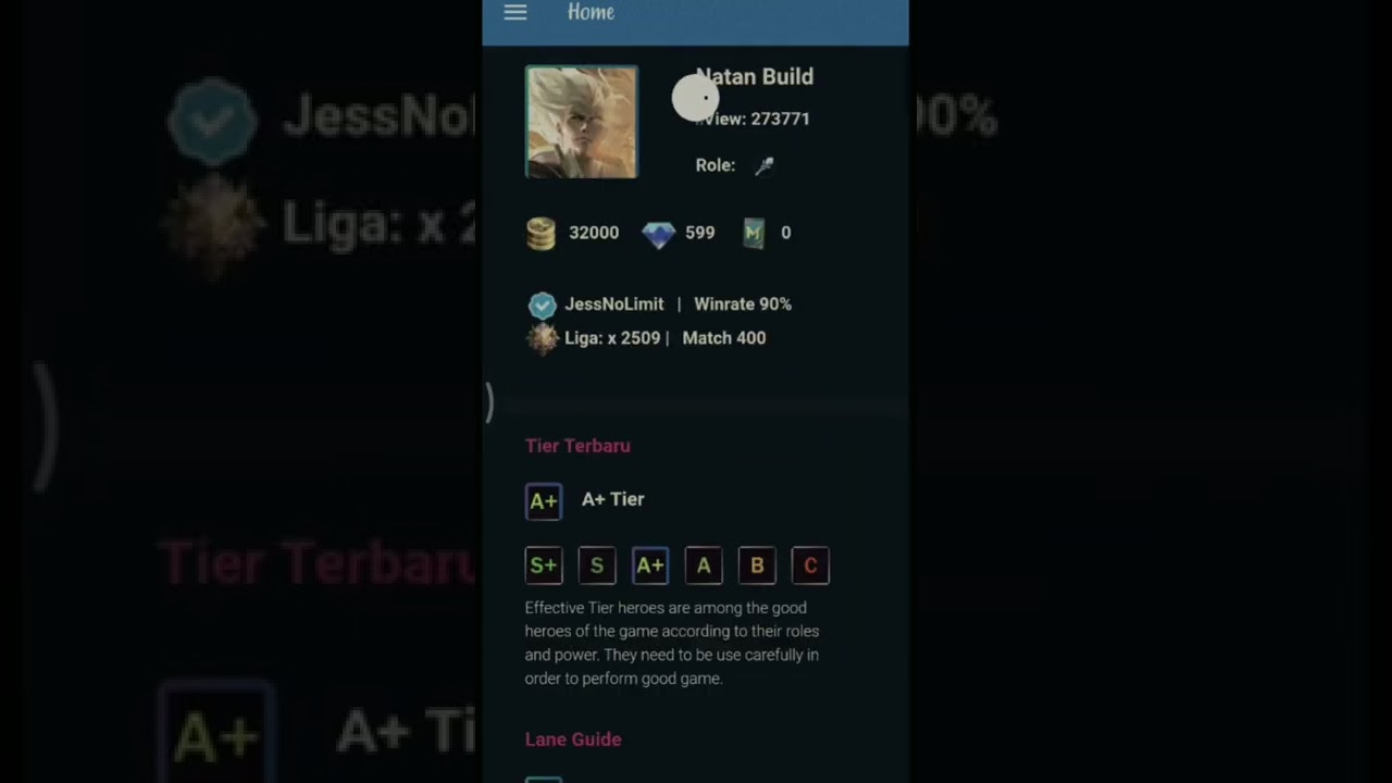 build natan terbaru 2022 (ML build guide apk)#shorts build natan terbaru 2022 (ML build guide apk)#shorts