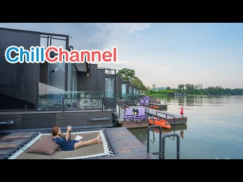 นอนชิลบนเปลตาข่าย ที่ X2 River Kwai กาญจนบุรี ที่พักริมน้ำแควสุดเท่ พร้อมคายัคส่วนตัว