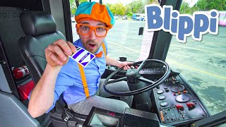 Video Del Autobús Para Niños Con Blippi - Blippi Españo Aprende Colores Y Objetos