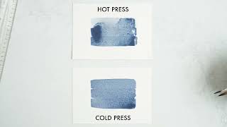 Arches Hot Press Vs. Cold Press Watercolor Paper - By Case For Making
