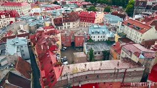Tallinn Old Town Drone