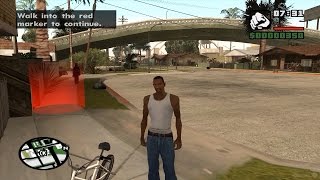 Gta: San Andreas - Intro & Mission 1 Gameplay