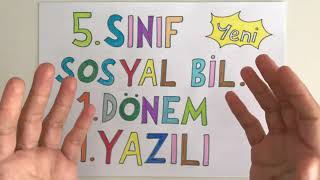 5.Sınıf Sosyal Bilgiler 1.Dönem 1.Yazılı Puanli