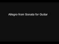 David Cullen - Live Performance of Castelnuovo, Tedesco Sonata for Guitar