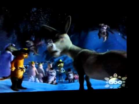 Shrek and Donkey argue and fight scene