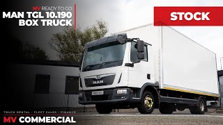 Man Tgl 10.190 Box Truck For Sale & Hire Mvcommercial