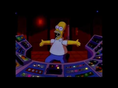 The simpsons - homer blows ups Springfield!!!! #lol