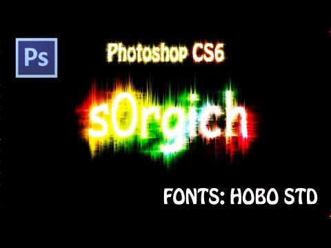 Как сделать надпись в фотошопе кс 5