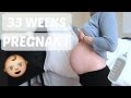 BREASTFEEDING?! | 33 WEEK PREGNANCY UPDATE  & BELLY SHOT!